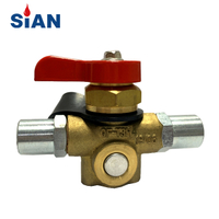 Valve en laiton de valve de valve de GNC de haute qualité QF-T3H4 Chine Usine de valve de Ningbo FUHUA