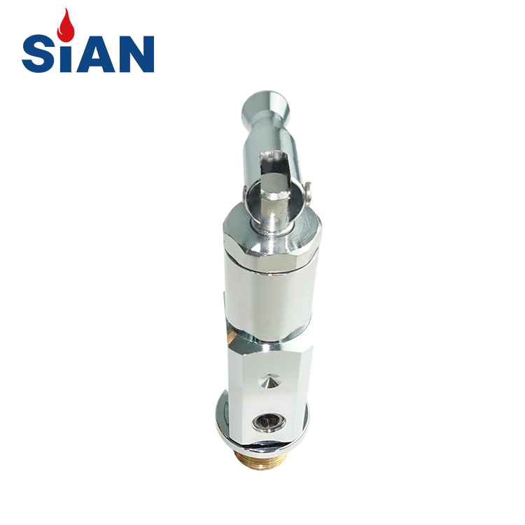 Type valve axiale de connexion de cylindre d'oxygène de l'utilisation médicale CGA870-2A3 de valve de CGA
